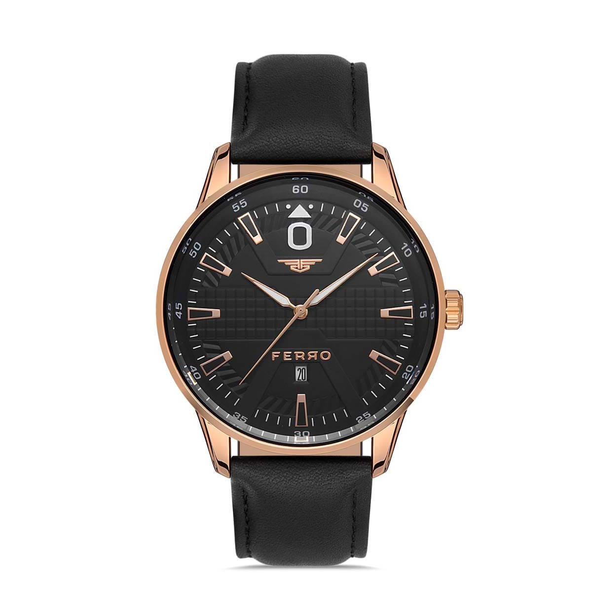 MONTRE FERRO HOMME CUIR